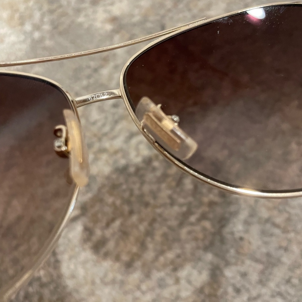 New Coach Aviator Sunglasses Style S1021 Brown With Case & Cleaning Cloth ☀️ 🕶️ - Picture 5 of 10
